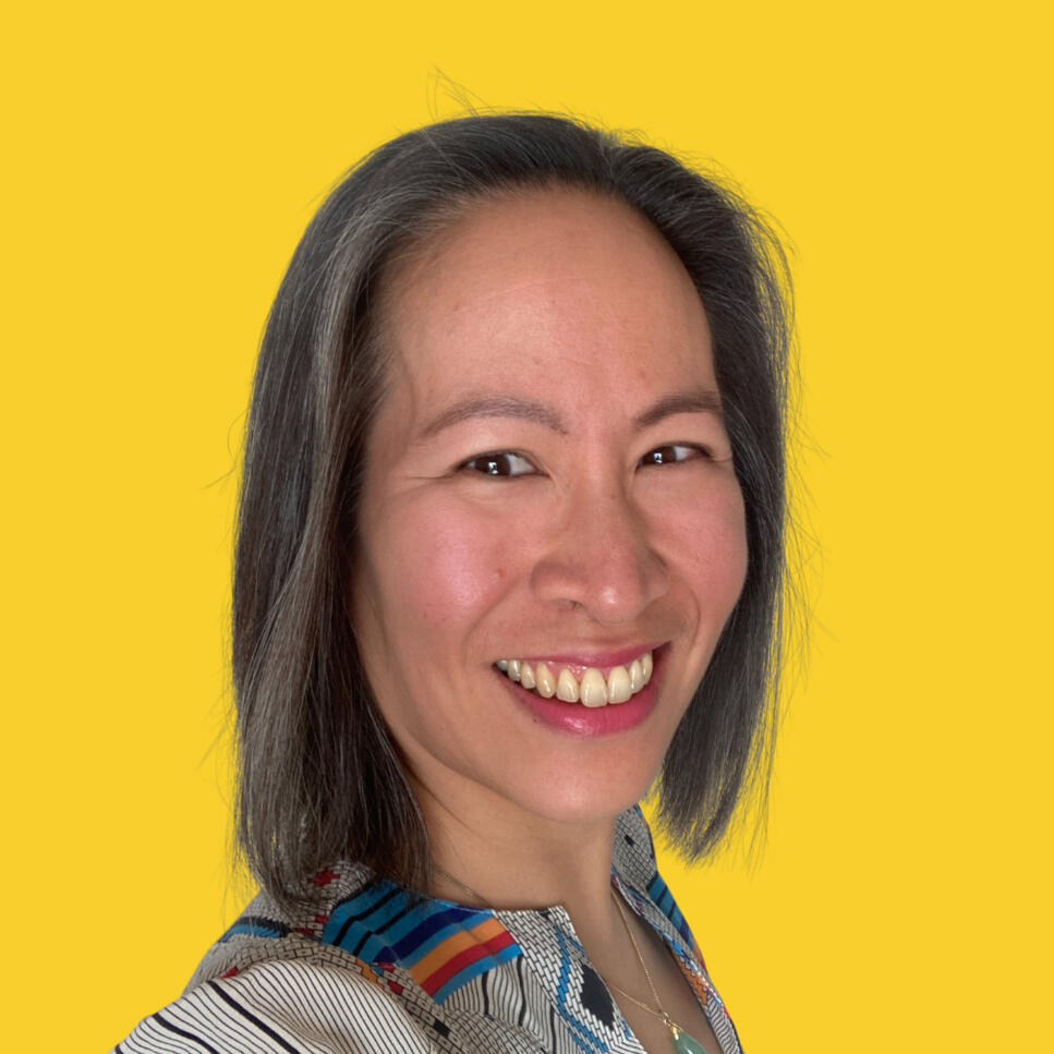 Photo of Eagranie Yuh, B2B writer and podcast consultant