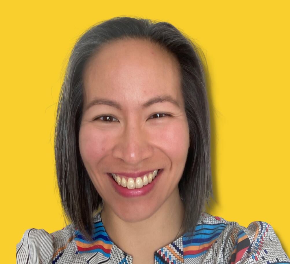 Photo of Eagranie Yuh, white paper writer and podcast consultant